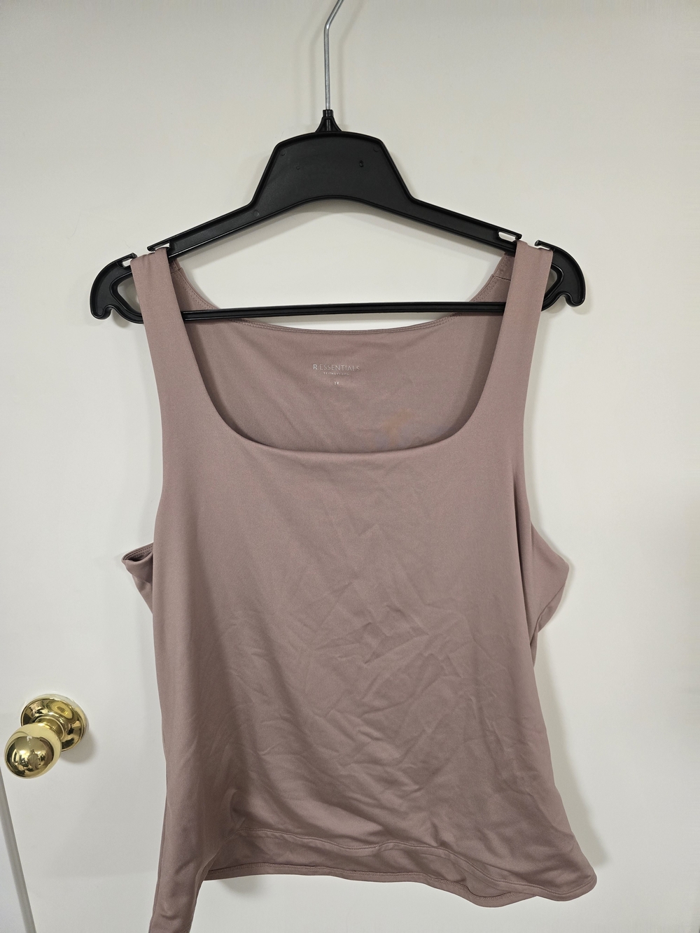 Women's Mauve Scoop Neck Tank Top